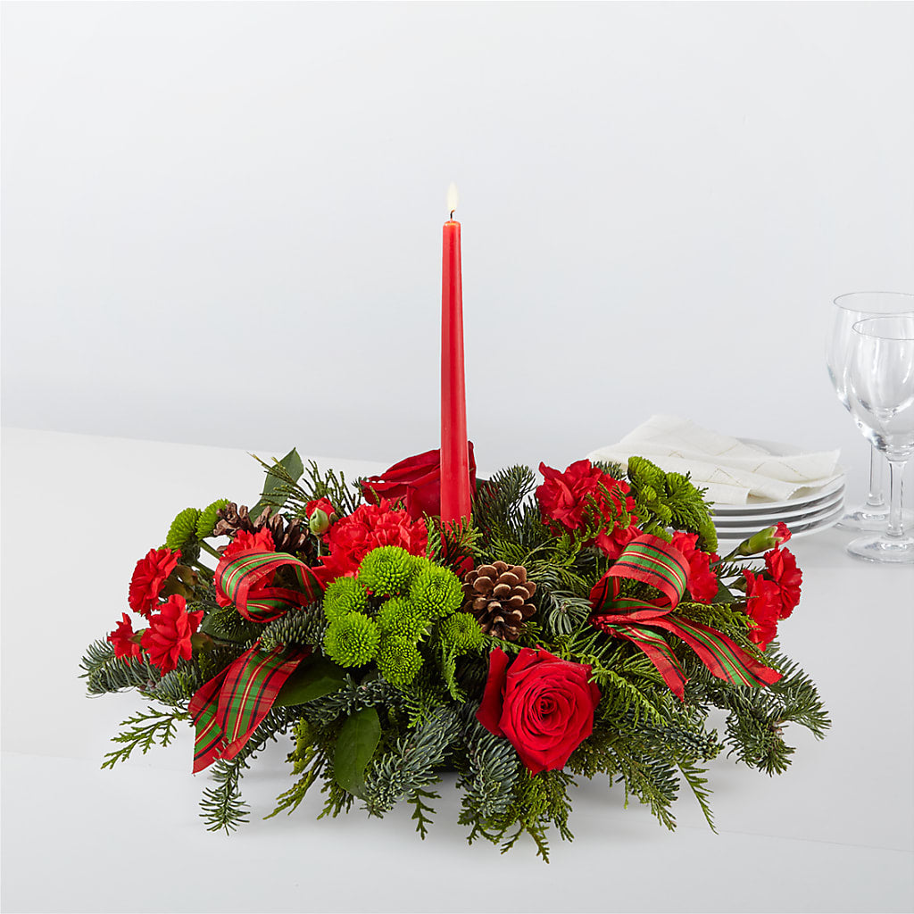 By the Candlelight Centerpiece – MELODY'S FLOWERS, Burlington WA