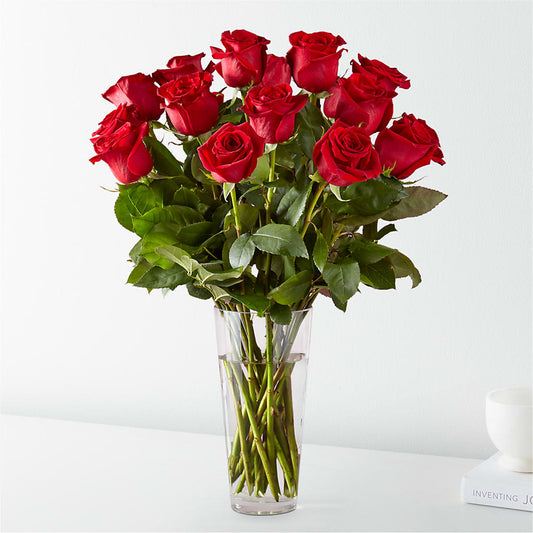 Long Stem Red Rose Bouquet – MELODY'S FLOWERS, Burlington WA