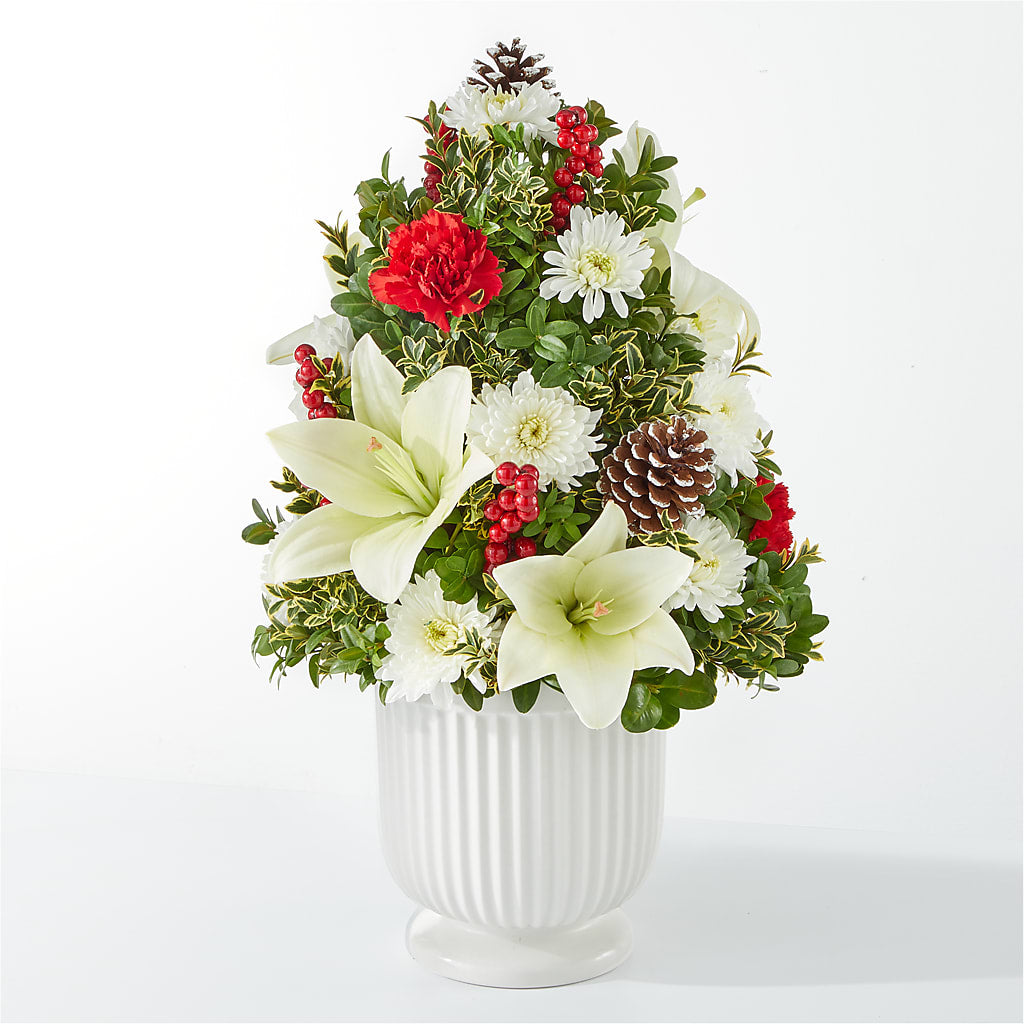 Festive Moments Tree – MELODY'S FLOWERS, Burlington WA