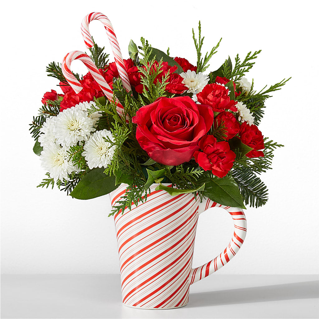 Peppermint Swirl Mug – MELODY'S FLOWERS, Burlington WA