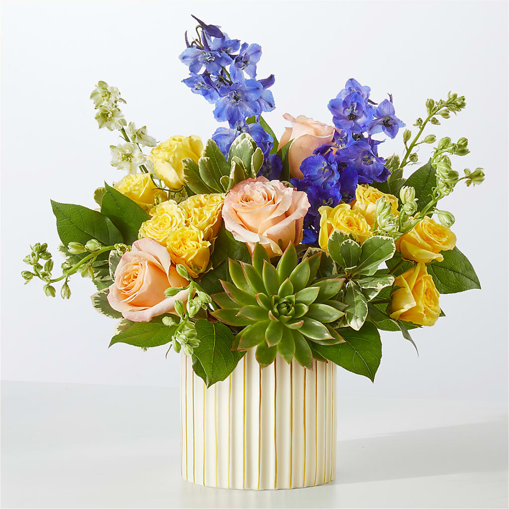 Cobalt Reverie Bouquet – MELODY'S FLOWERS, Burlington WA