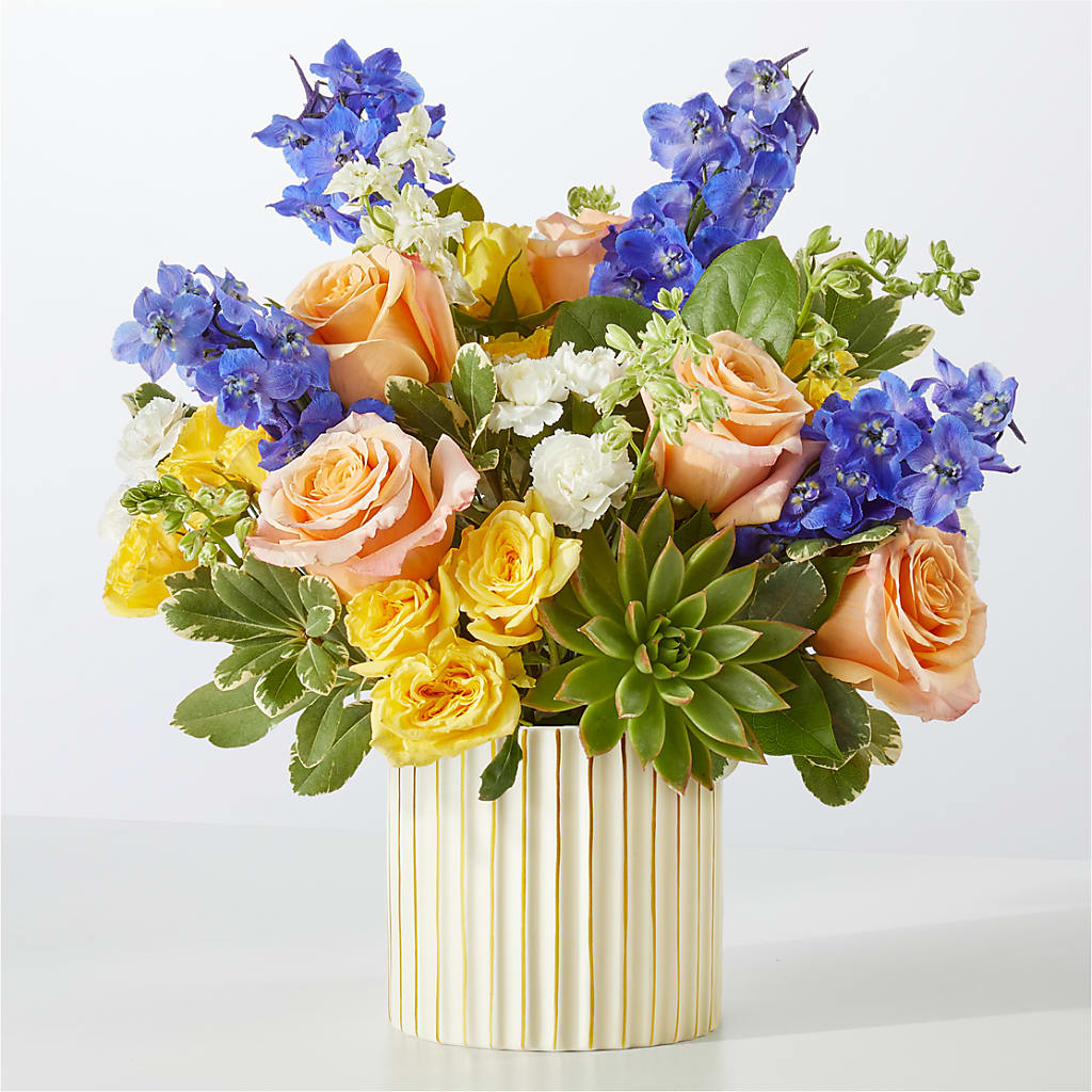 Cobalt Reverie Bouquet – MELODY'S FLOWERS, Burlington WA