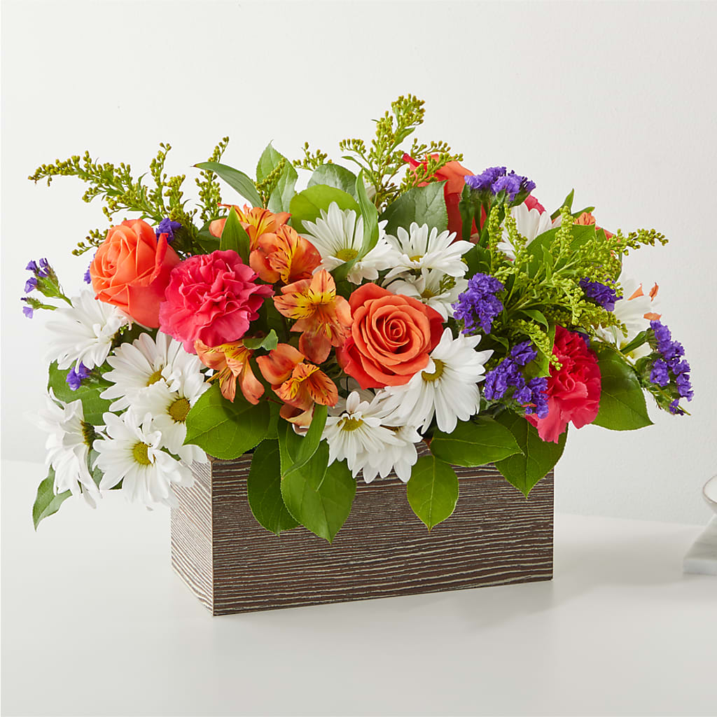 Oopsie Daisy Box Bouquet – MELODY'S FLOWERS, Burlington WA