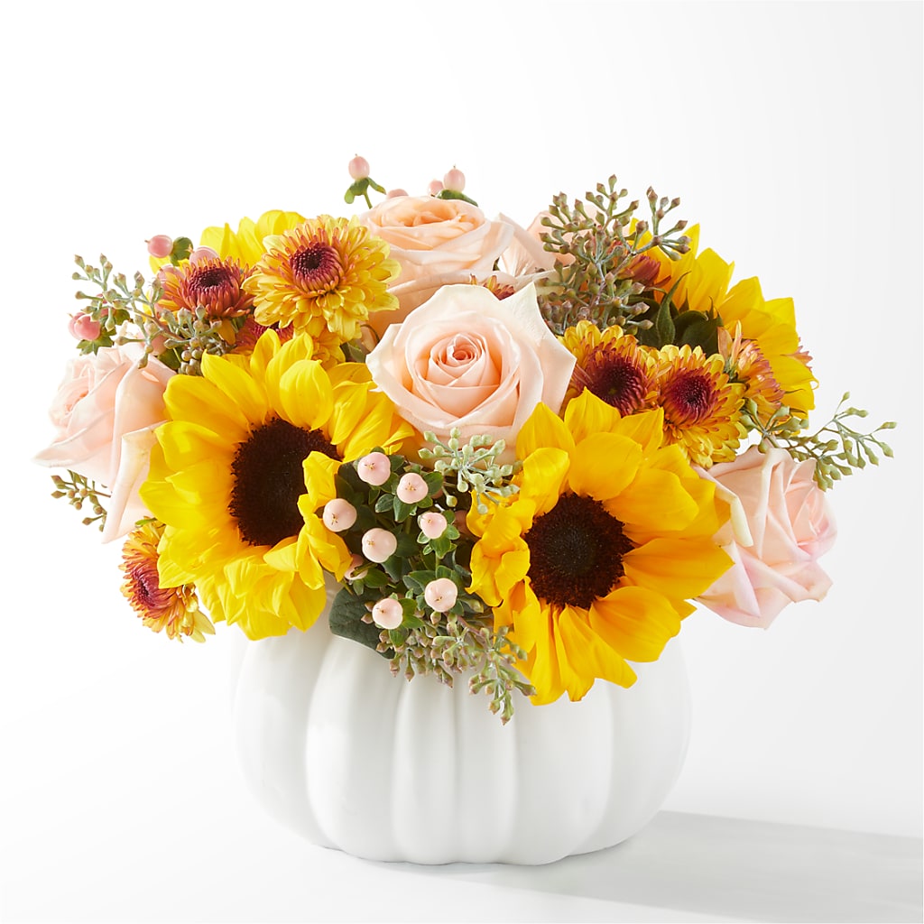 Pumpkin to Talk About Bouquet – MELODY'S FLOWERS, Burlington WA
