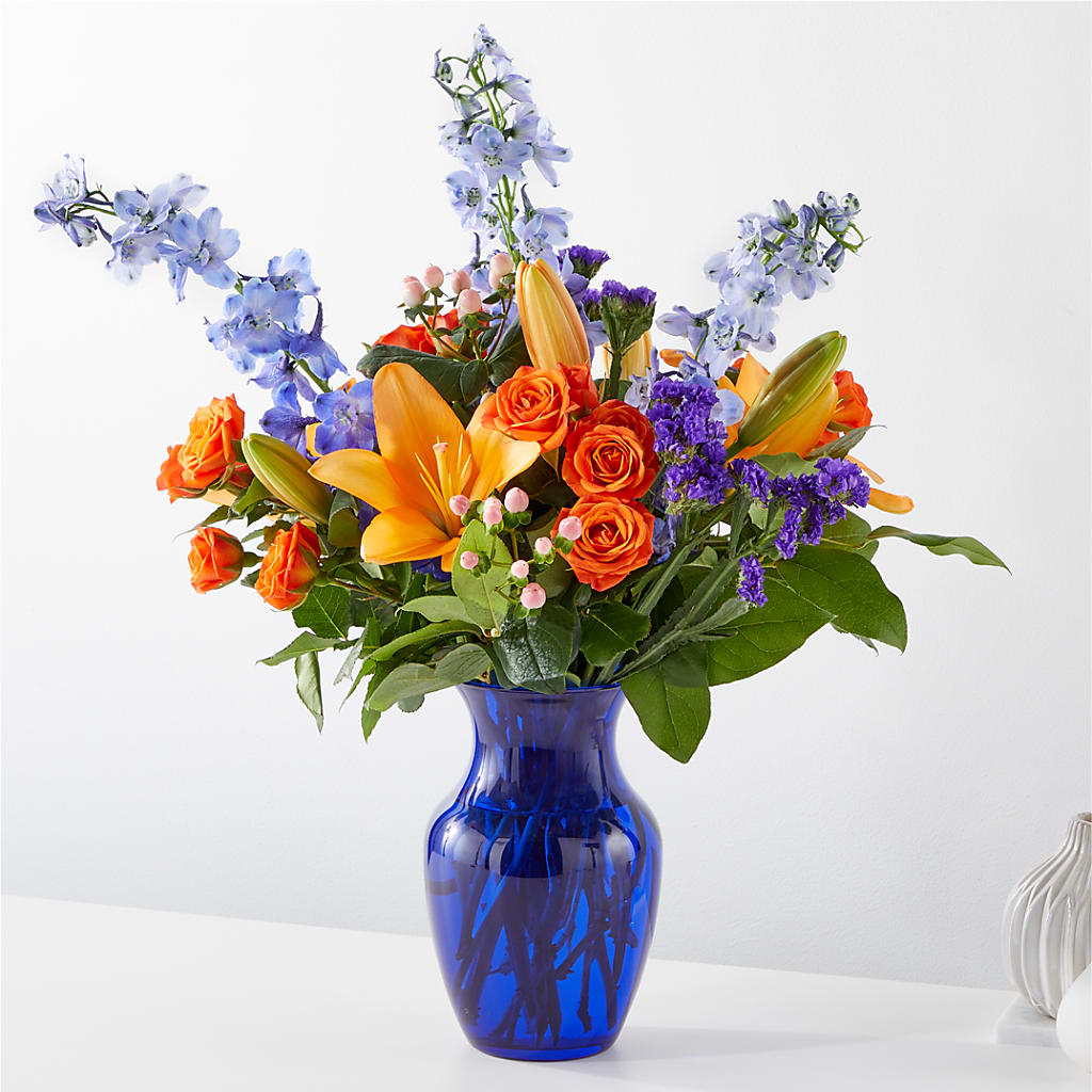 Radiant Citrus Bouquet – MELODY'S FLOWERS, Burlington WA