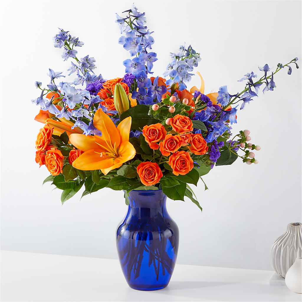 Radiant Citrus Bouquet – MELODY'S FLOWERS, Burlington WA