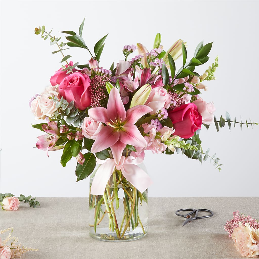 Pink Ribbon - A Florist Original – MELODY'S FLOWERS, Burlington WA