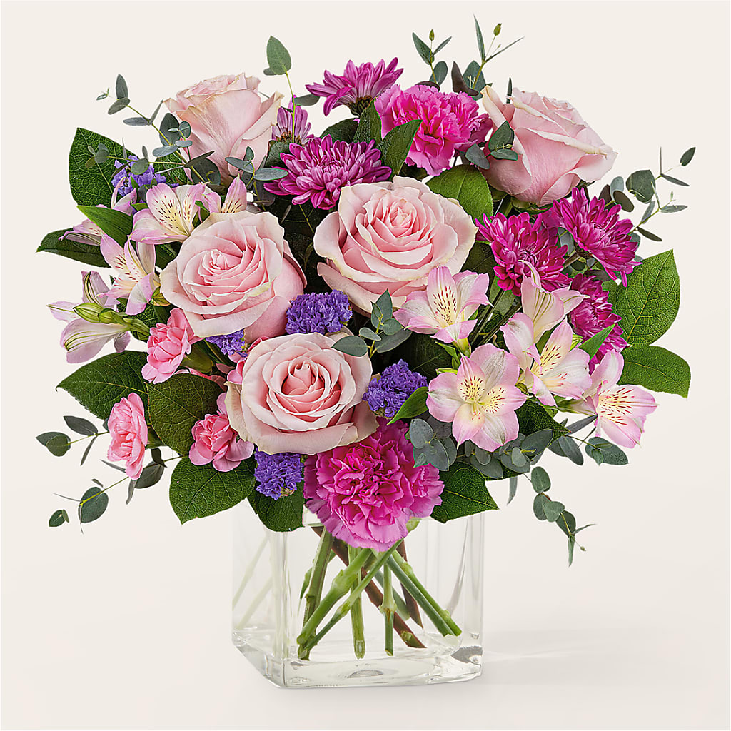 Rosy Radiance Bouquet – MELODY'S FLOWERS, Burlington WA