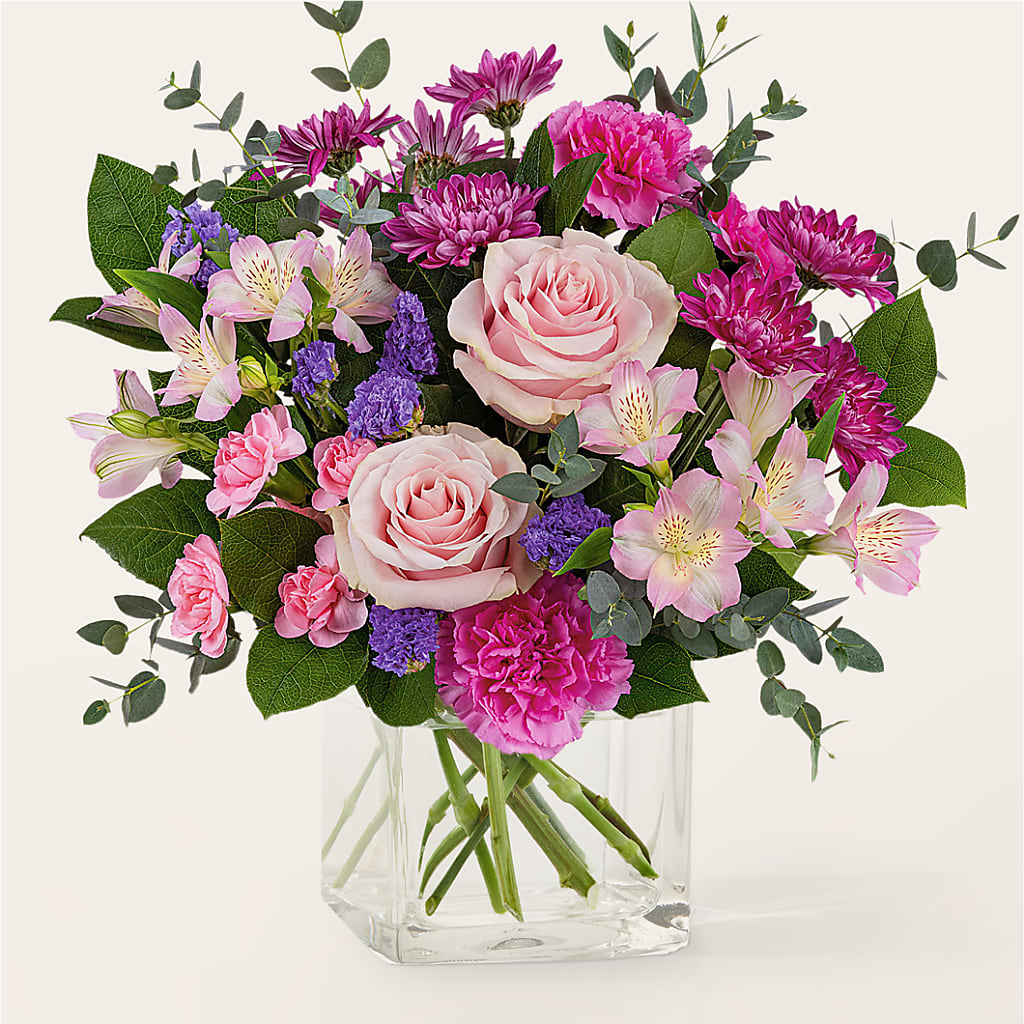 Rosy Radiance Bouquet – MELODY'S FLOWERS, Burlington WA