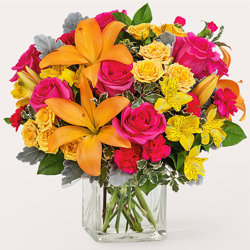 To the Tropics Bouquet – MELODY'S FLOWERS, Burlington WA