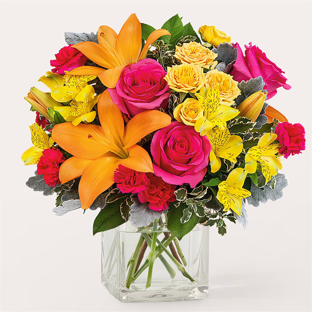 To the Tropics Bouquet – MELODY'S FLOWERS, Burlington WA