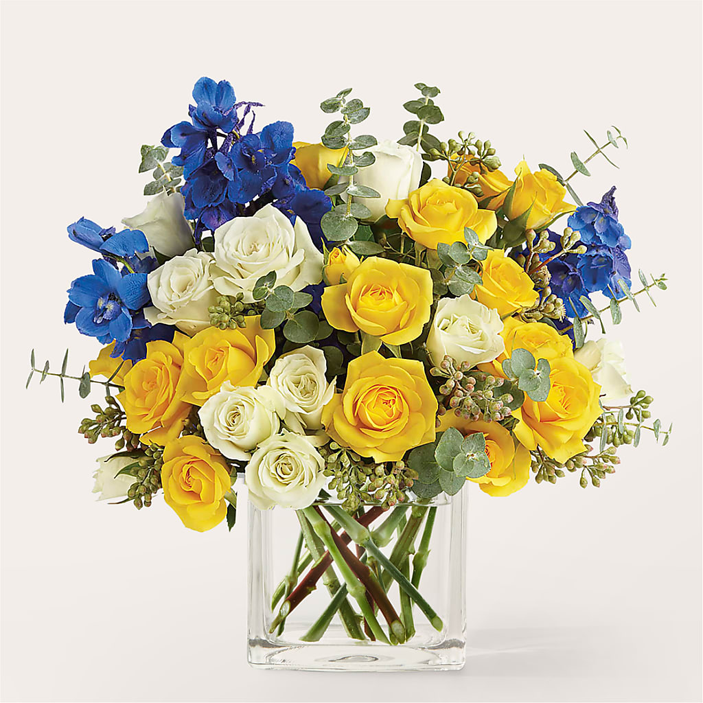 Sparkling Citrine Bouquet – MELODY'S FLOWERS, Burlington WA