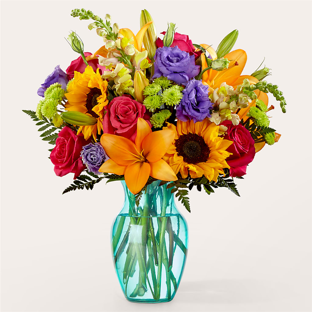 Double Rainbow Bouquet – MELODY'S FLOWERS, Burlington WA