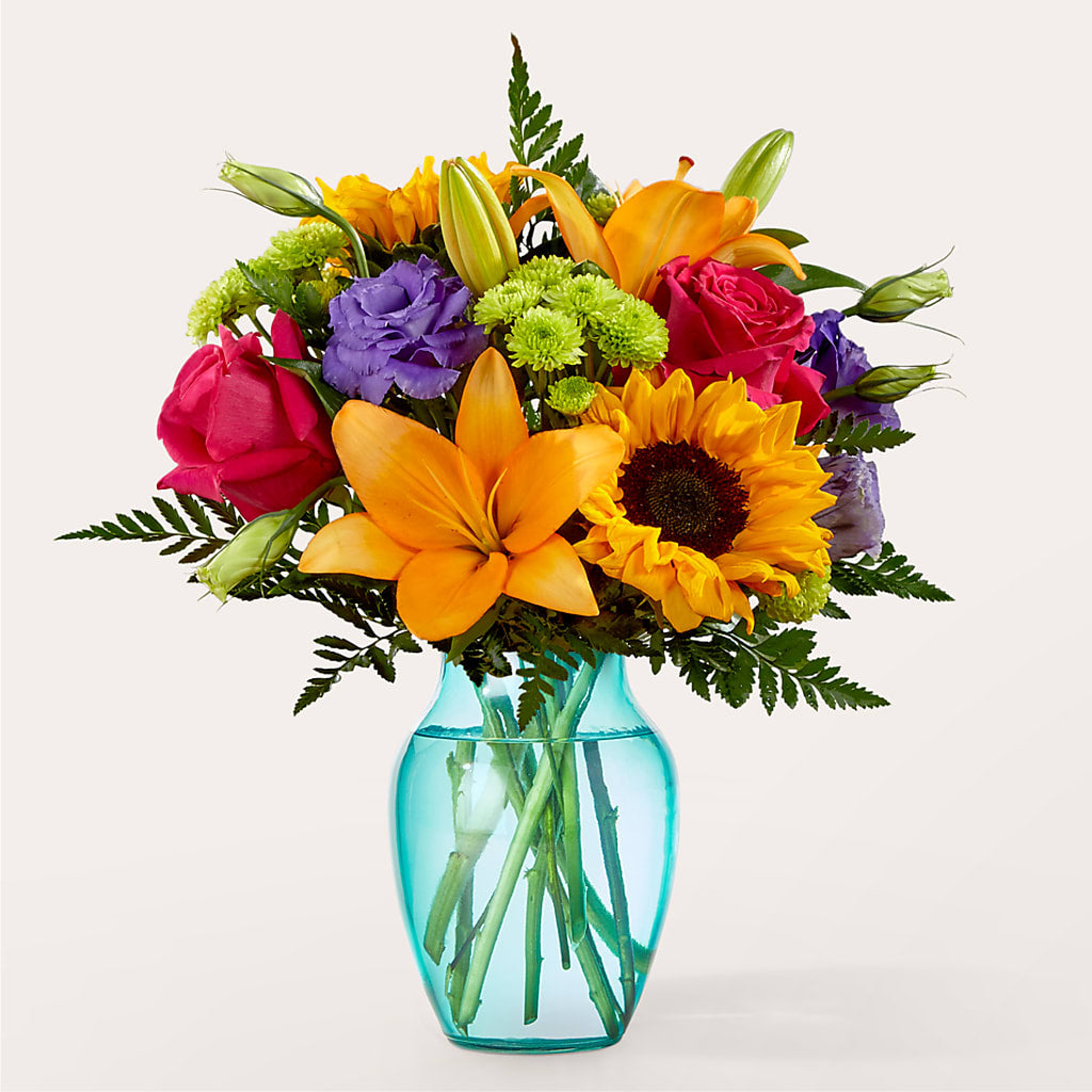 Double Rainbow Bouquet – MELODY'S FLOWERS, Burlington WA