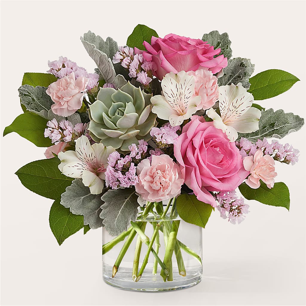 Dusty Rose Bouquet – MELODY'S FLOWERS, Burlington WA