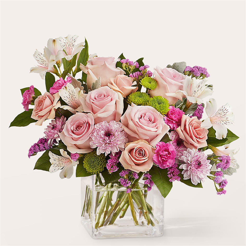 Pink Suede Bouquet – MELODY'S FLOWERS, Burlington WA