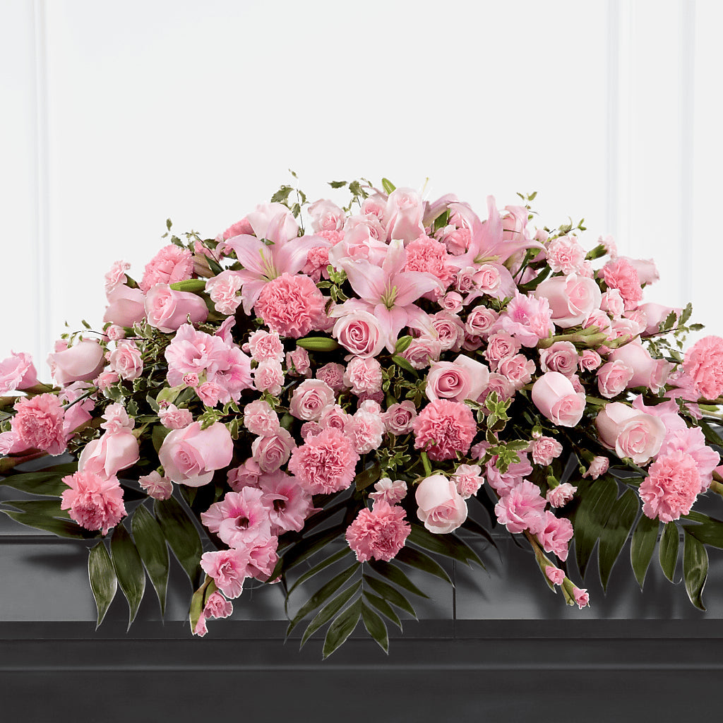 Garden of Comfort Casket Spray (Standard) – MELODY'S FLOWERS, Burlington WA