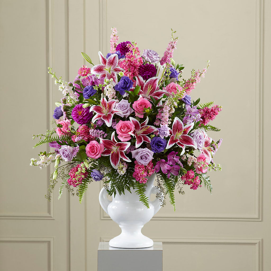 Peaceful Tribute Arrangement – MELODY'S FLOWERS, Burlington WA