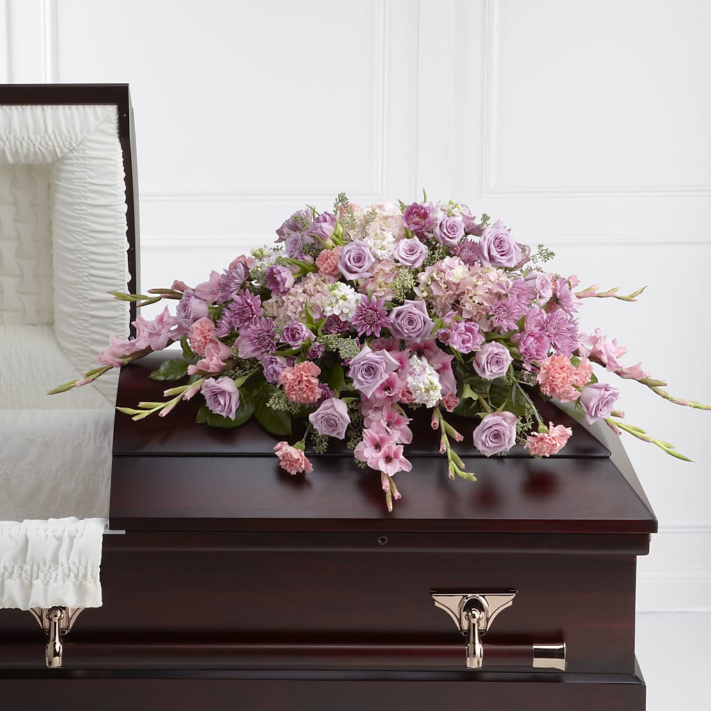 Immorata Casket Spray – MELODY'S FLOWERS, Burlington WA