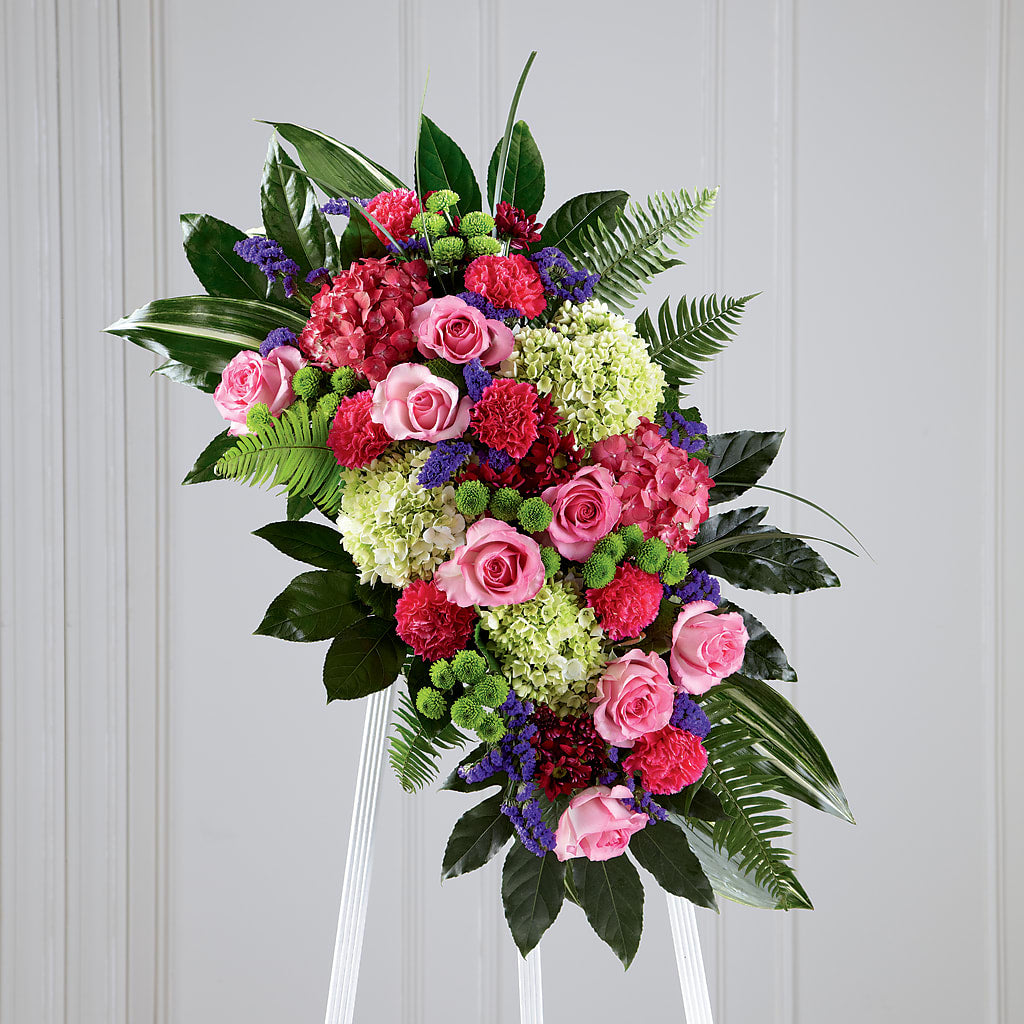 Refreshing Mix Standing Spray – MELODY'S FLOWERS, Burlington WA