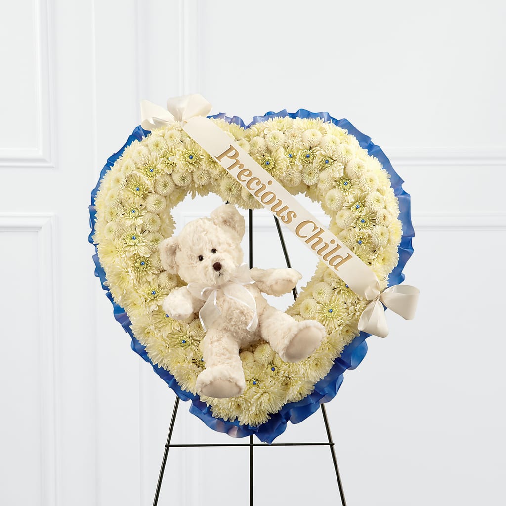 Precious Child Standing Heart – MELODY'S FLOWERS, Burlington WA