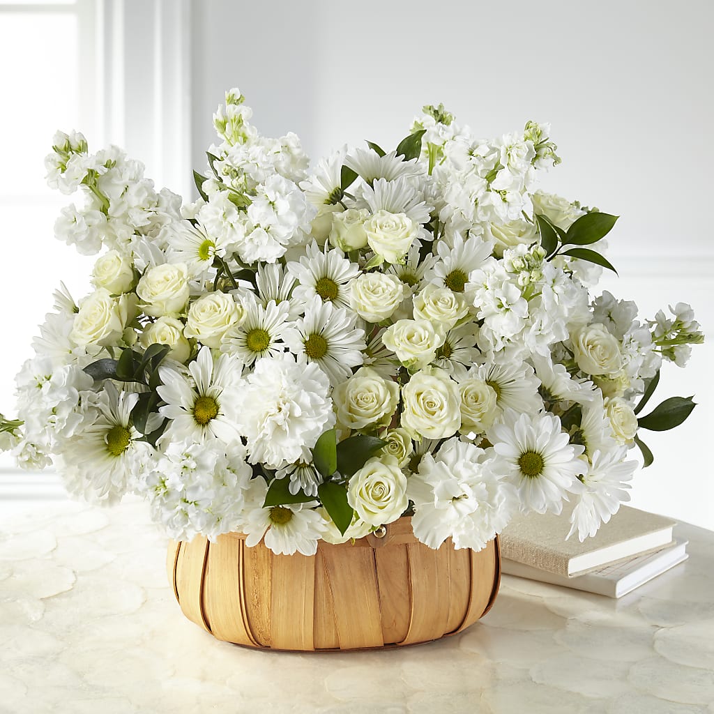 Graceful Garden Basket – MELODY'S FLOWERS, Burlington WA