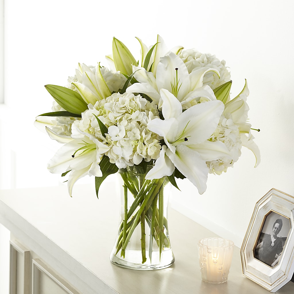 Compassionate Lily Bouquet – MELODY'S FLOWERS, Burlington WA