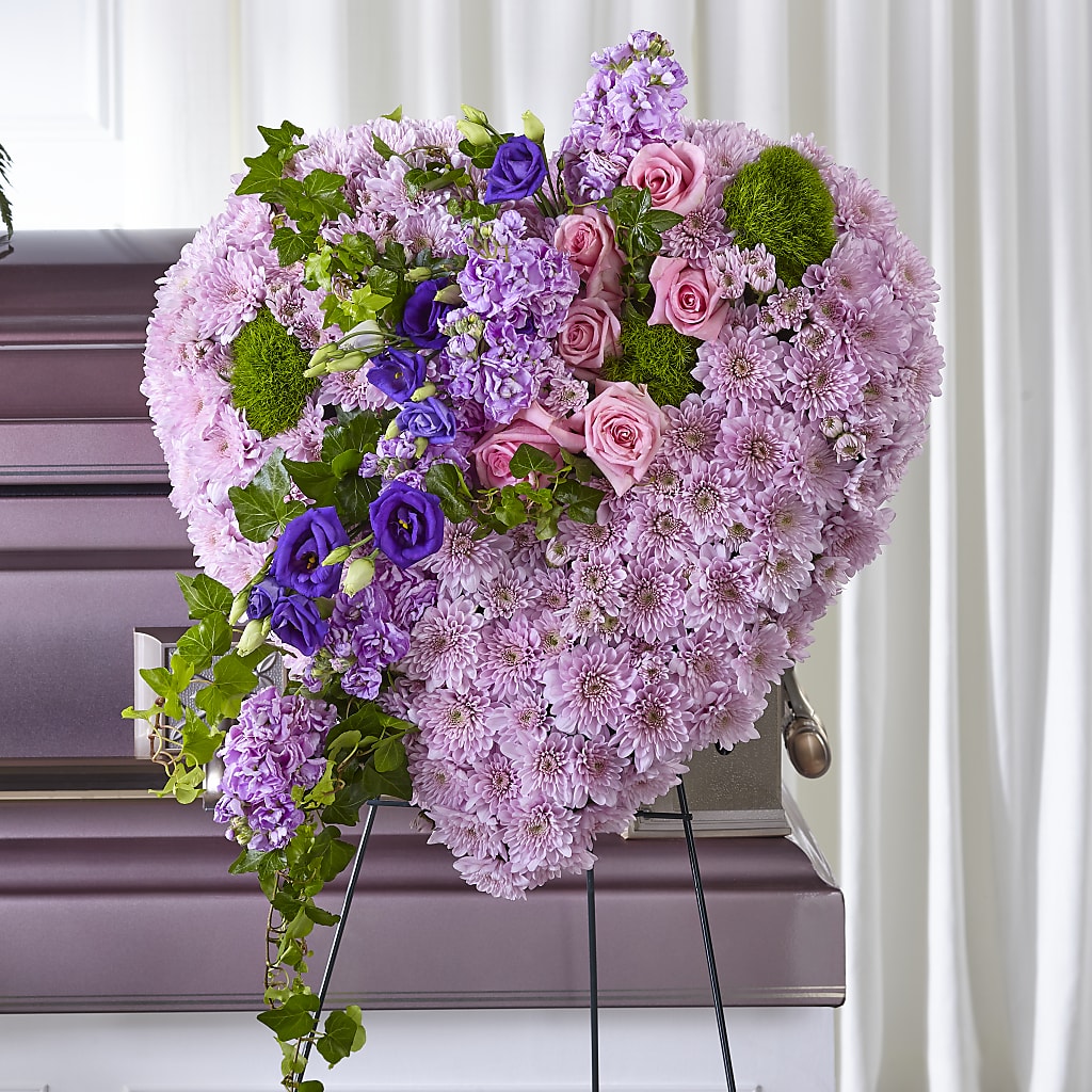 Treasured Love Standing Heart – MELODY'S FLOWERS, Burlington WA