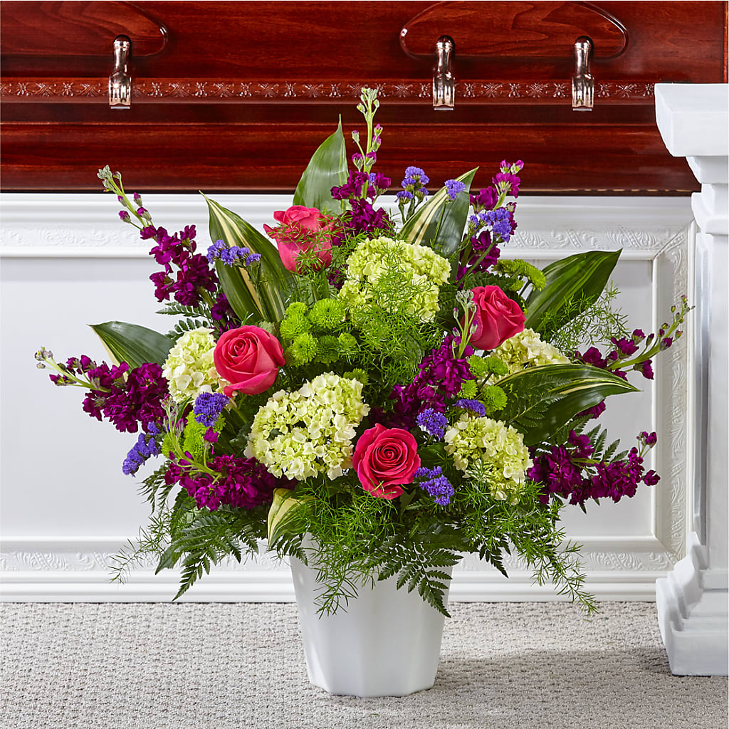 Beautiful Horizons Floor Basket – MELODY'S FLOWERS, Burlington WA