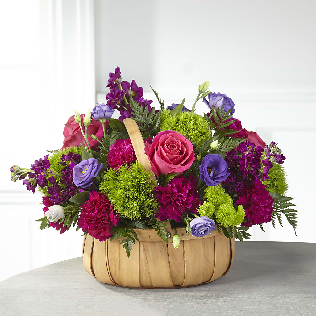 Serene Sanctuary Basket – MELODY'S FLOWERS, Burlington WA