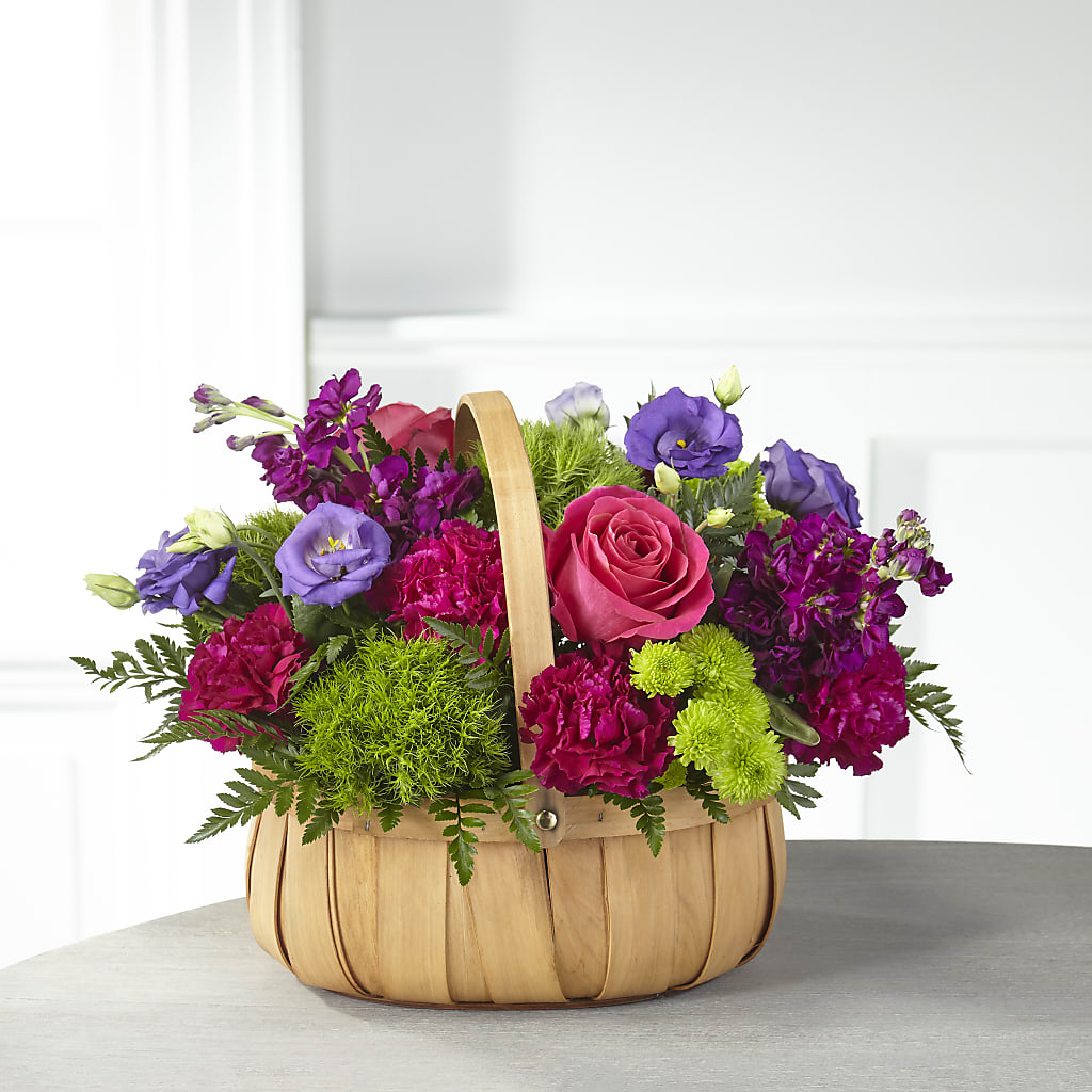 Serene Sanctuary Basket – MELODY'S FLOWERS, Burlington WA