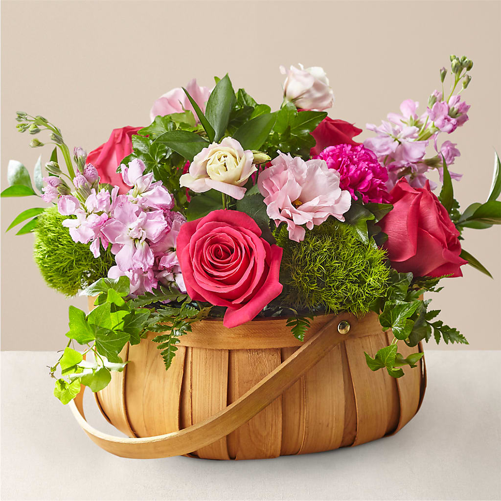 Radiance in Bloom Basket – MELODY'S FLOWERS, Burlington WA