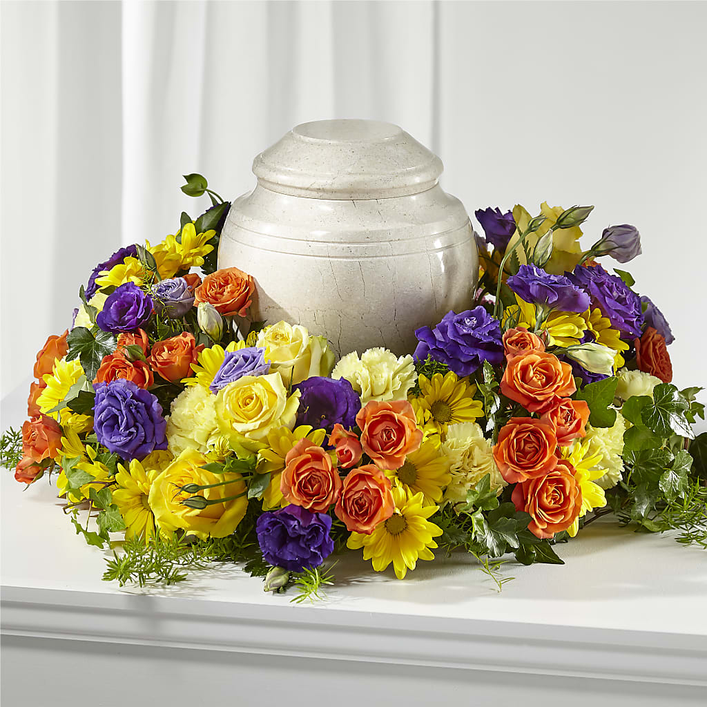 Blossoms of Remembrance Cremation Adornment – MELODY'S FLOWERS, Burlington WA