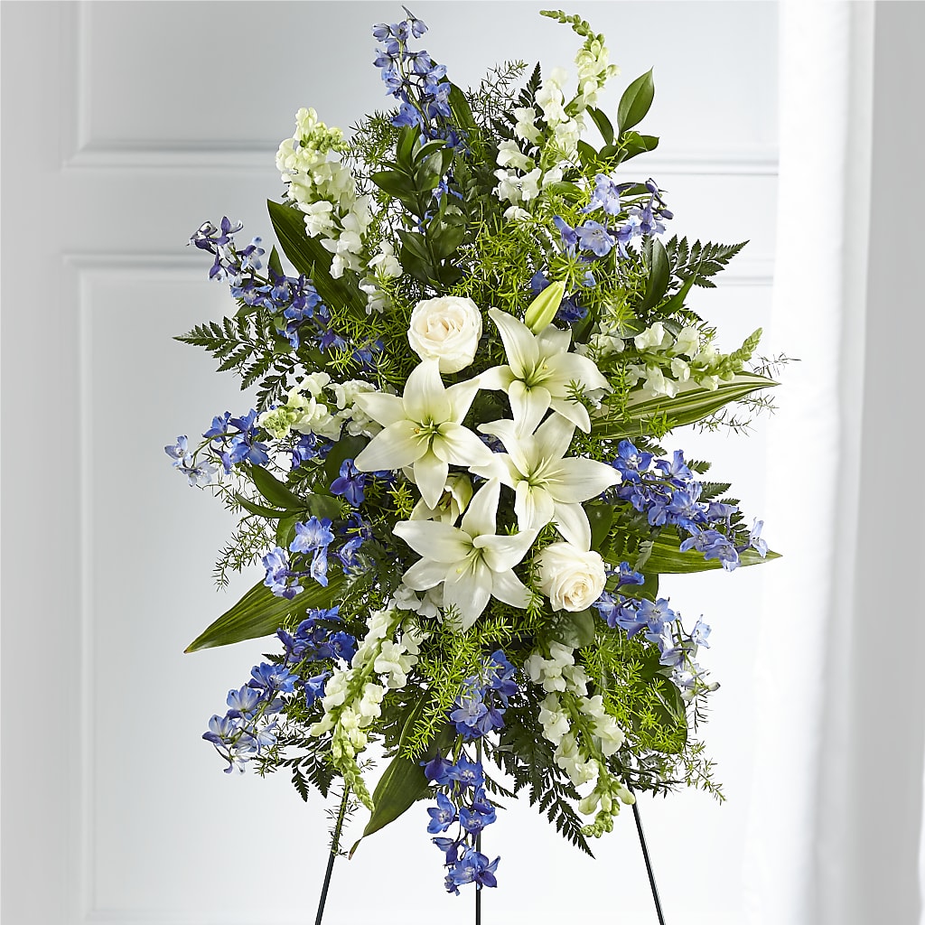 Faithful Friend Standing Spray – MELODY'S FLOWERS, Burlington WA