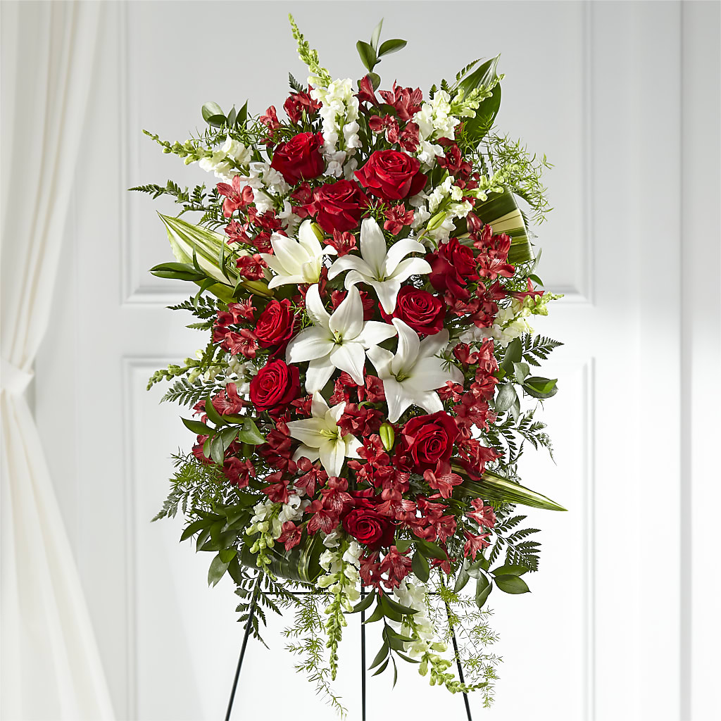 Everlasting Memory Standing Spray – MELODY'S FLOWERS, Burlington WA