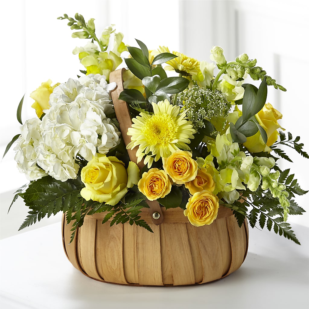 Rustic Remembrance Basket – MELODY'S FLOWERS, Burlington WA