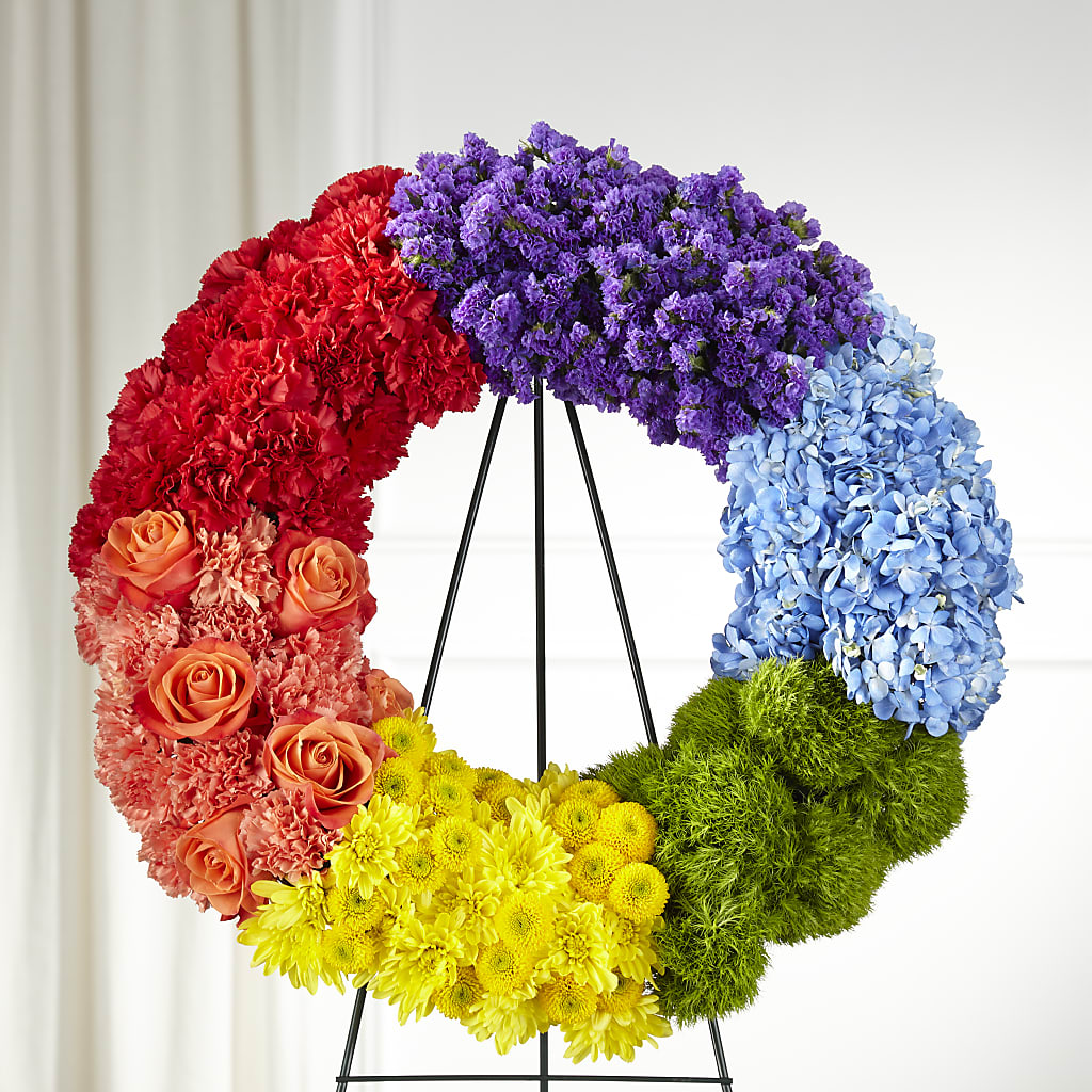 Circle of Love Wreath – MELODY'S FLOWERS, Burlington WA