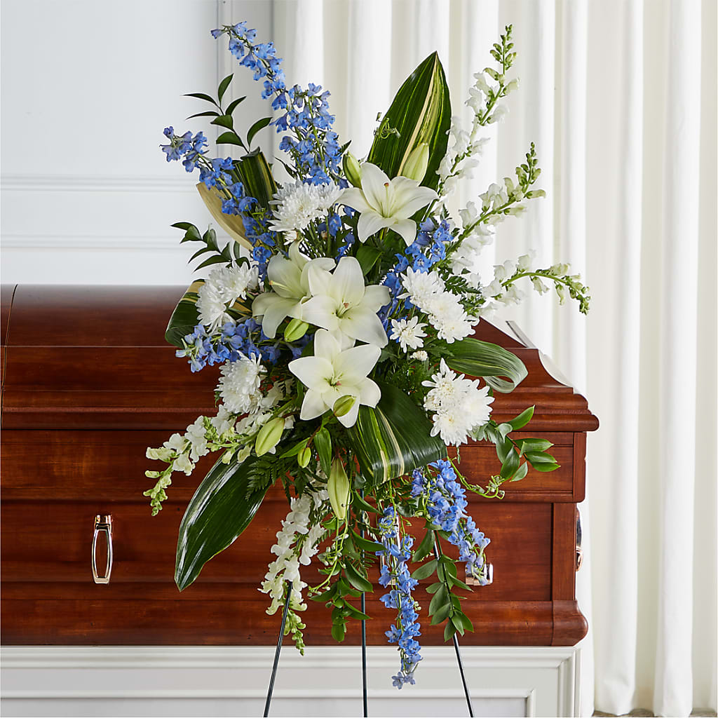 Eternal Impressions Standing Spray – MELODY'S FLOWERS, Burlington WA