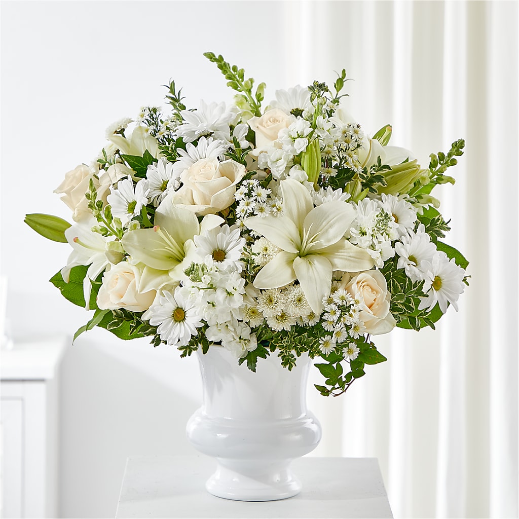 Uplifting Urn Arrangement – MELODY'S FLOWERS, Burlington WA