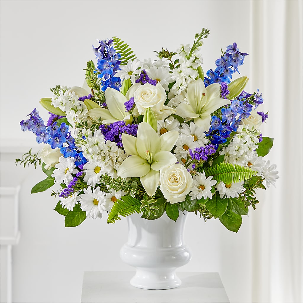 Expressions of Hope Urn Arrangement – MELODY'S FLOWERS, Burlington WA
