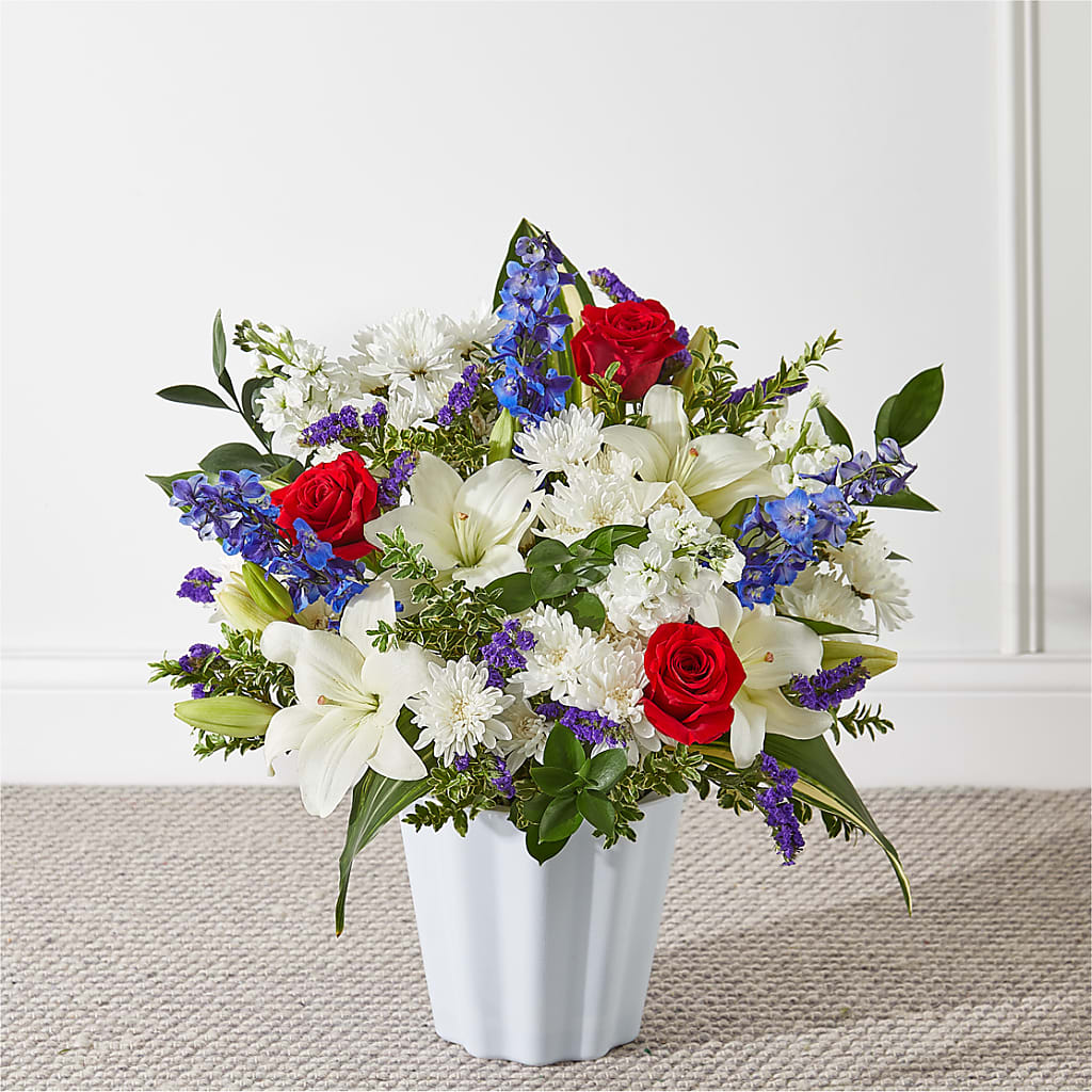 Consoled Floor Basket – MELODY'S FLOWERS, Burlington WA