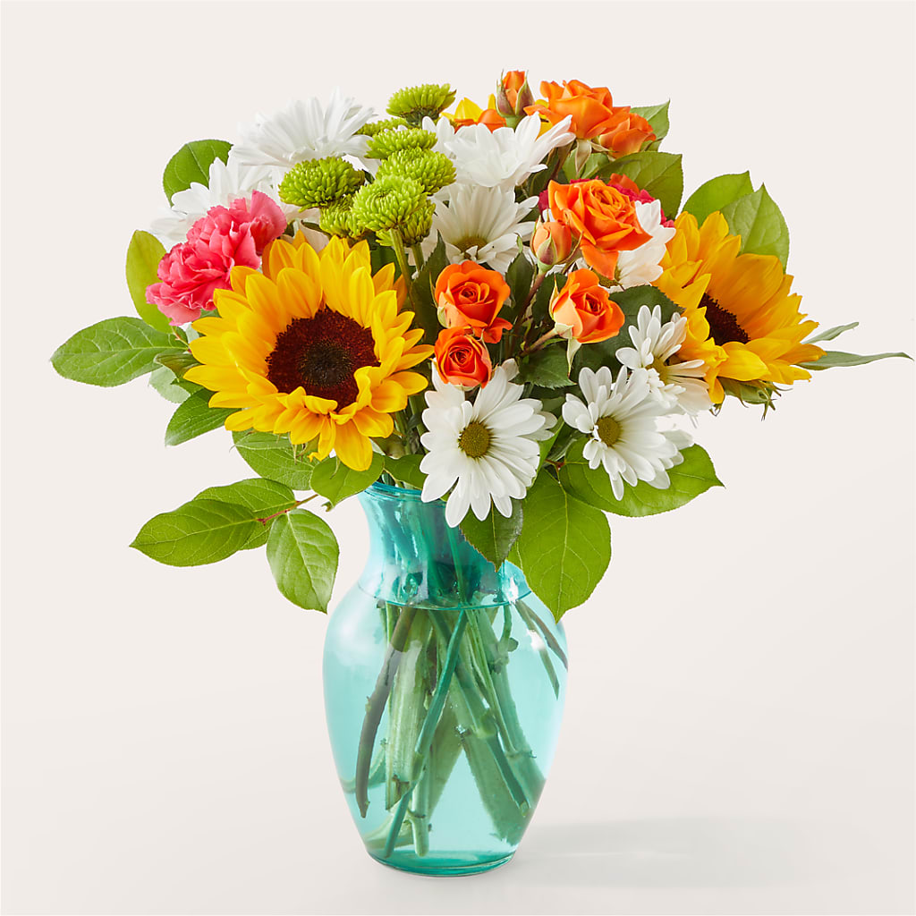 Sun-drenched Blooms Bouquet – MELODY'S FLOWERS, Burlington WA