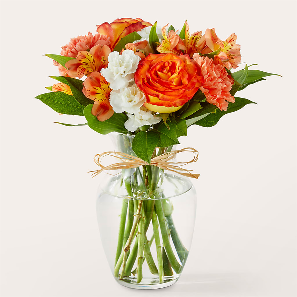 Apricot Glow Bouquet – MELODY'S FLOWERS, Burlington WA