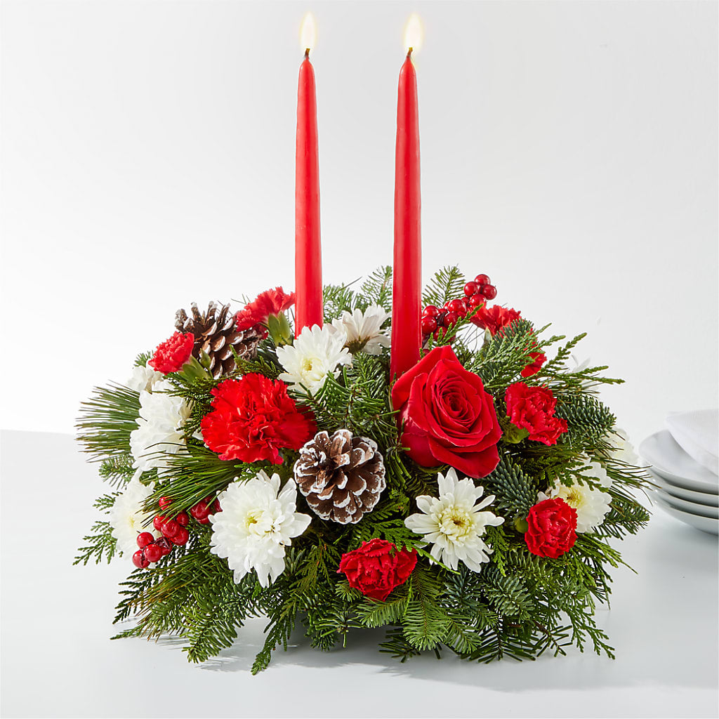 Holiday Soiree Centerpiece – MELODY'S FLOWERS, Burlington WA