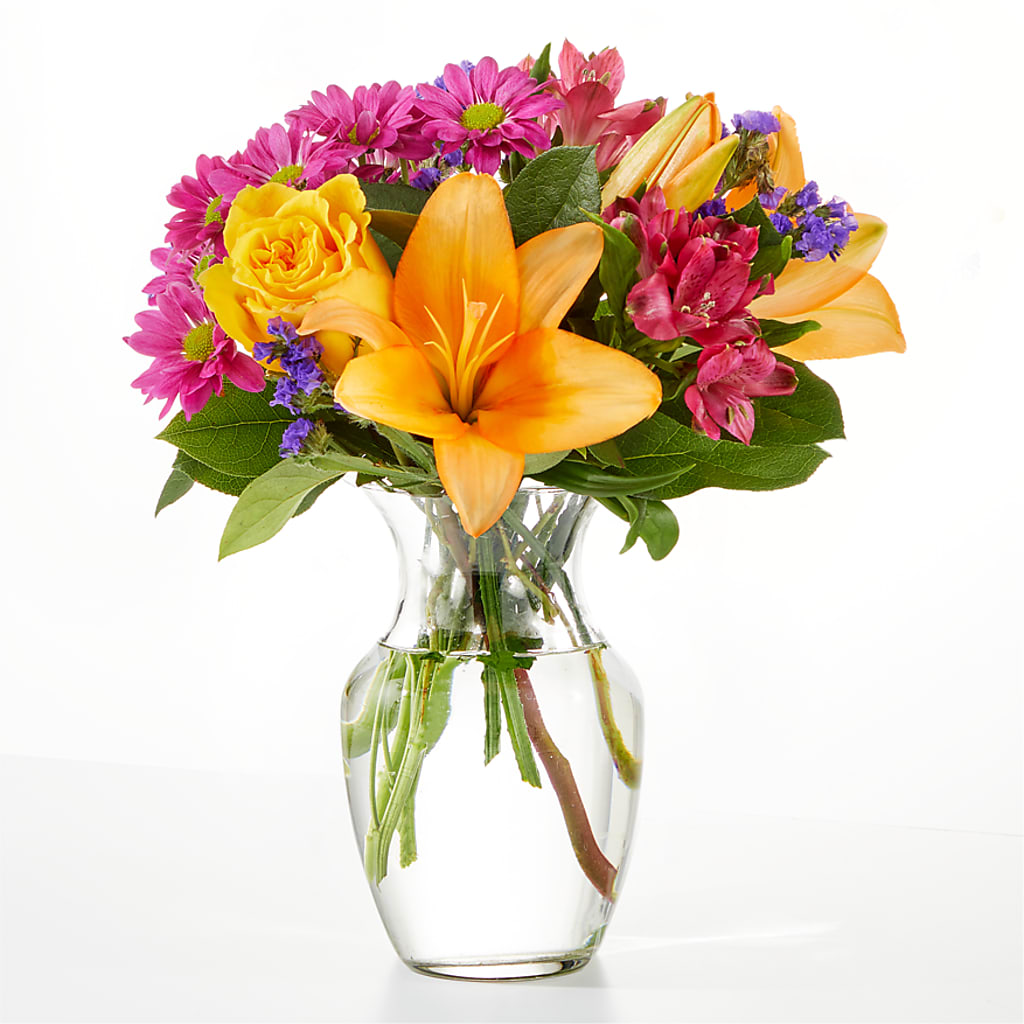 Colorful Visions Bouquet – MELODY'S FLOWERS, Burlington WA