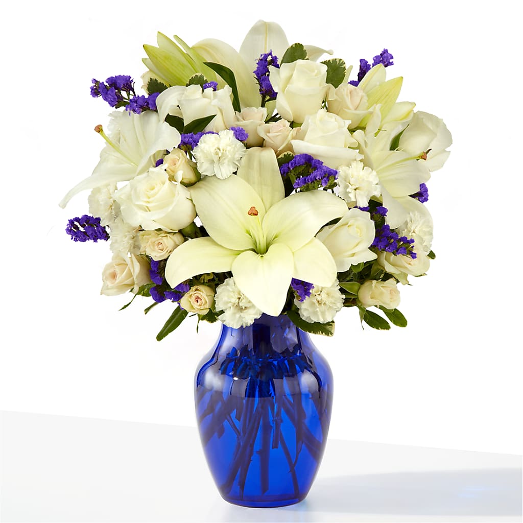 Sapphire Rush Bouquet – MELODY'S FLOWERS, Burlington WA