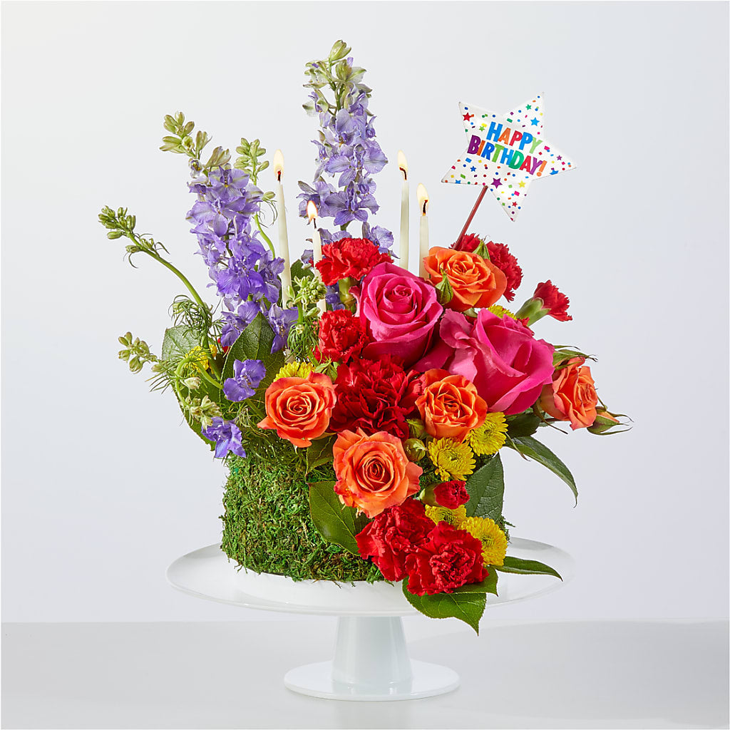 Best Year Yet Floral Cake – MELODY'S FLOWERS, Burlington WA