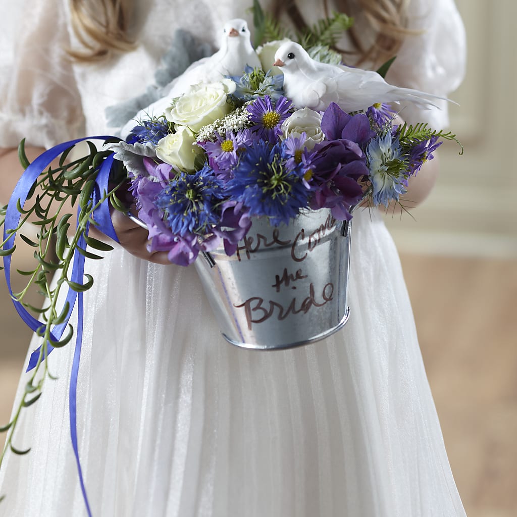 Enchantment Flower Girl Arrangement – MELODY'S FLOWERS, Burlington WA