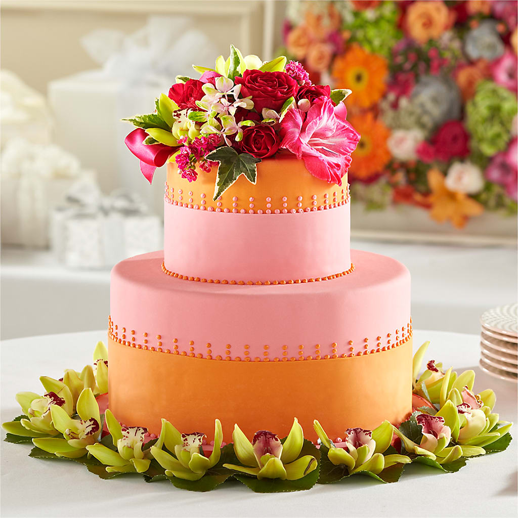 Sweet Citrus Cake Decor – MELODY'S FLOWERS, Burlington WA