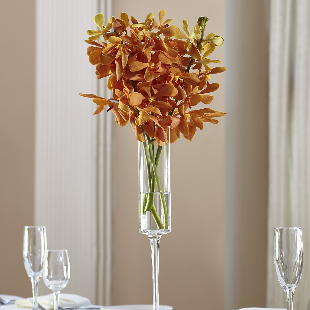 Orange Mokara Bouquet – MELODY'S FLOWERS, Burlington WA
